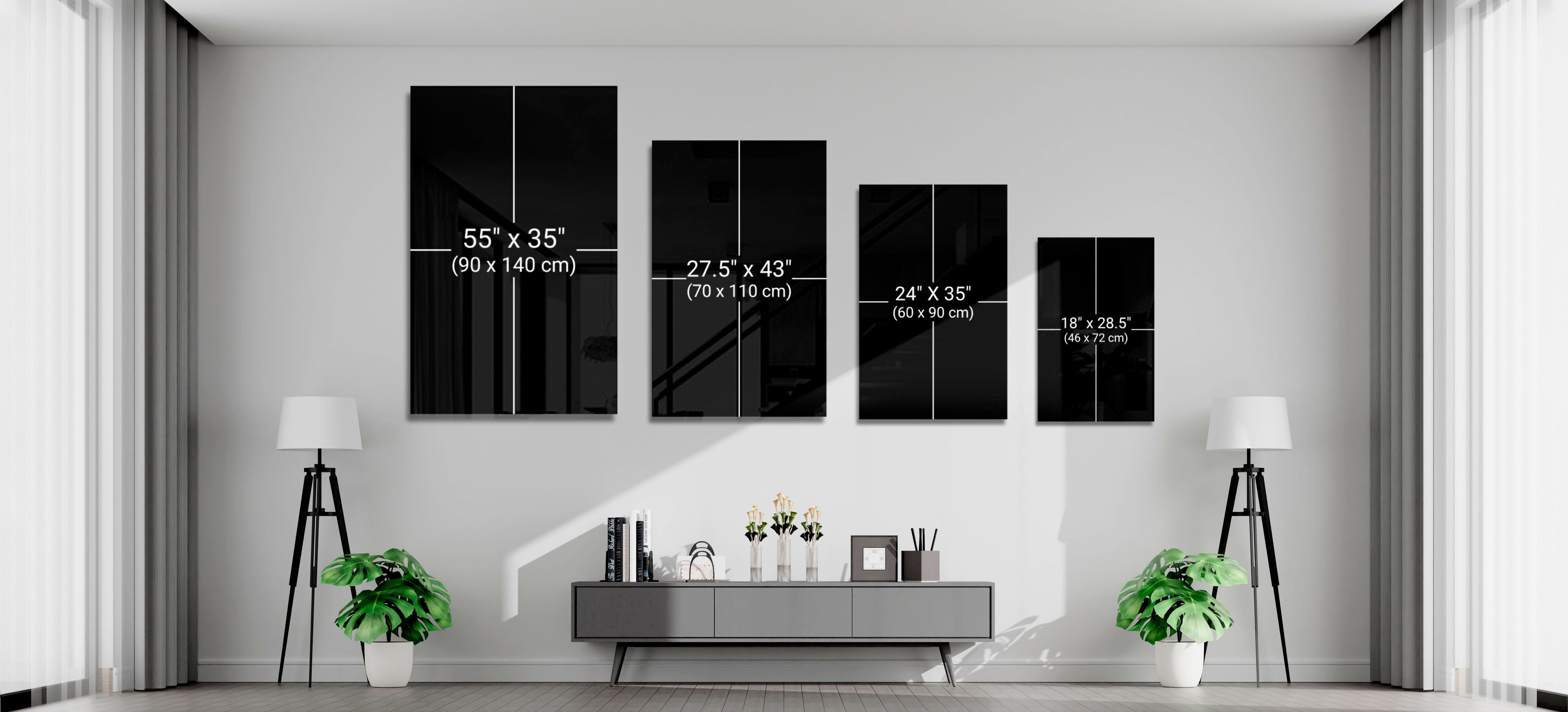 Spa Glass Wall Art