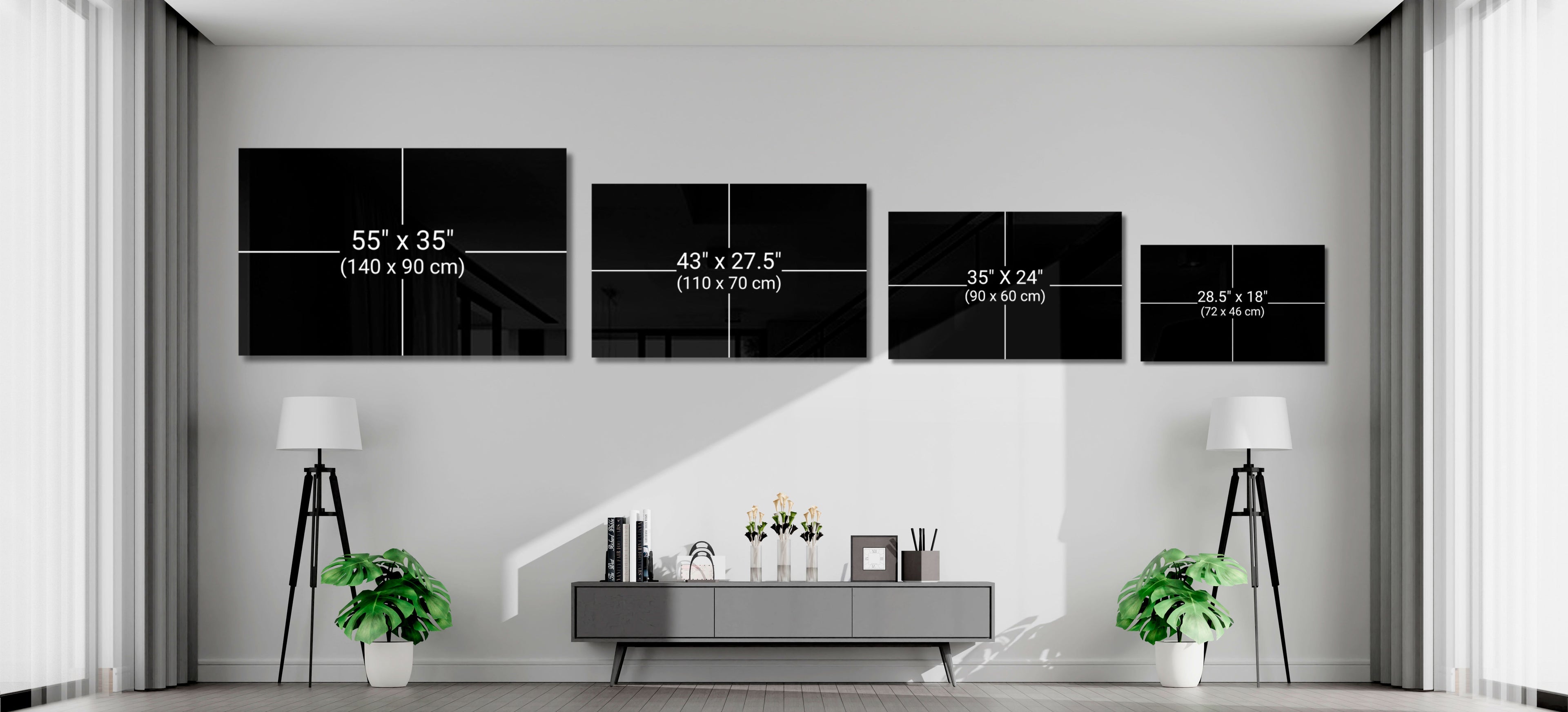 Spa Glass Wall Art